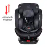 The Defender – i-Size 360 Rotating Convertible Car Seat with Isofix and Top Tether - Image 6