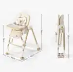 Jupiter Grey 2-in-1 Baby High Chair & Swing - Image 12