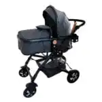 SALE! 2 in 1 Reversible Bassinet Stroller + Rain Cover & Feeding Tray - Image 7