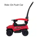Kids Ride-On Push Truck with Lights and Music – RED - Image 7