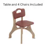 Kids’ Play & Activity Table Set – Table + 4 Chairs | Game Board and Storage - Image 6