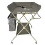 Preorder - Foldable Baby Changing Table with Storage, Water Basin & Clothes Line - Image 7