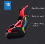 SALE! Portable Child Booster Seat with Adjustable Headrest - Image 11