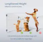 2 in 1 Pet House and Adjustable Play Pen – 6 Panels with Lockable Door & Roof - Image 8