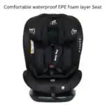 All-Rider Midnight 360 Rotating Convertible iSize Car Seat with ISOFIX and Top Tether - Image 7