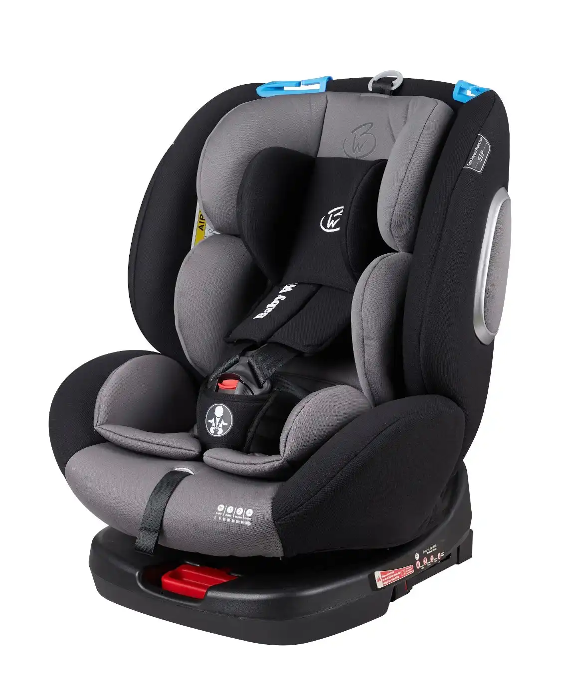 61C9528D-65E2-47CE-9867-0F3E7533C3FF Car Seat GREY - 360 Rotation and Convertible with ISOFIX and top tether - Image 1
