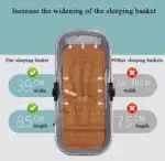 SALE! Multifunctional 3 in 1 Stroller + Bassinet + Capsule and Base - BLACK - Image 17