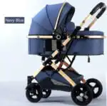 Gold Series 2-way Compact Bassinet Stroller + Feeding Tray - Image 4