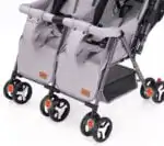 Black 2-Way Folding Compact Double / Twin Stroller + Rain Cover - Image 16