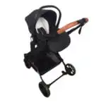 The Flex Black: 3 in 1 Stroller, Open Bassinet, and Capsule with Base Combo - Image 11