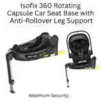 Crown Z - Premium Travel System - Reversible Bassinet Stroller + iSize Reclining Capsule + 360 Rotating Isofix Base - Image 7