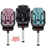 Royal 360 Rotating and Convertible Car Seat with ISOFIX and Leg Support - Turquoise - Image 6