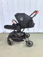 The Flex Black: 3 in 1 Stroller, Open Bassinet, and Capsule with Base Combo - Image 20