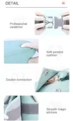 Ergonomic Multi-Function Baby Carrier with Hip Seat | 0-36 Months - BLACK - Image 10