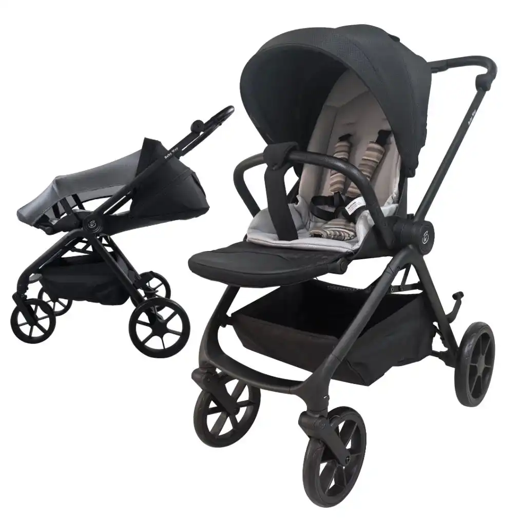 7C98C7FB-458A-4DF4-A17A-15033ECC48B5 Crown Y – Luxury Reversible Open Bassinet Stroller with Sunshade and Extended Canopy - Image 1
