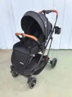 The Flex Black: 3 in 1 Stroller, Open Bassinet, and Capsule with Base Combo - Image 21