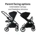Crown Y Luxury Travel System – Reversible Stroller + Reclining i-Size Capsule Combo - Image 7
