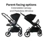 Crown Y Luxury Travel System - Reversible Stroller + Reclining i-Size Capsule + Rotating ISOFIX Base - Image 7