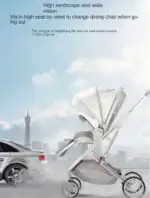 The Flex Black: 2 in 1 Stroller + Open Bassinet - Image 17