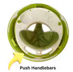 Zoom Adjustable O-ring Baby Walker with Push Handle - Image 6