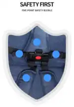 Baby Way Duo Lite - Tandem Double Stroller with Rain Cover - Image 15