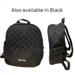 Quilted Mommy Backpack – Lightweight Nappy Bag - Image 6