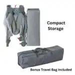 5-in-1 Portable Co-Sleeper Bed with Changing Table and Toy Bar - Image 7