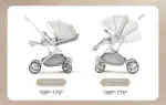 The Flex Black: 3 in 1 Stroller, Open Bassinet, and Capsule with Base Combo - Image 31