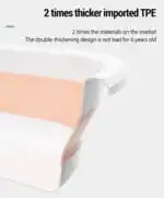 Modern Space-Saving Baby Bathtub with Supportive Pillow and Temperature Reader - Image 13