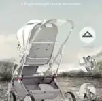 The Flex Beige: 3 in 1 Stroller, Open Bassinet, and Capsule Car Seat Combo with Sunshade Cover Sets - Image 39