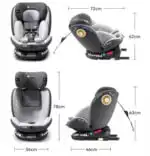 Premium Secure Swivel 360 i-Size Baby Car Seat - Image 14
