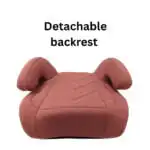 Zen i-Size Booster Car Seat with Isofix and Adjustable Headrest - PINK - Image 5