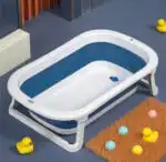 Modern Space-Saving Baby Bathtub with Supportive Pillow - Image 8