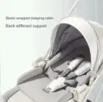 The Flex Beige: 3 in 1 Stroller, Open Bassinet, and Capsule Car Seat Combo with Sunshade Cover Sets - Image 37