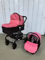 Rover Cherry - 3 in 1 Stroller + Bassinet + Capsule Combo - Image 11