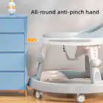 Zoom Adjustable O-ring Baby Walker with Push Handle - Image 8