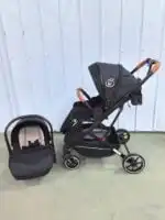 The Flex Black: 3 in 1 Stroller, Open Bassinet, and Capsule with Base Combo - Image 15