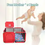 Multifunctional Baby Play Pen with Basketball Hoop - Image 7