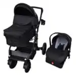 Boss Black - Ultimate 3 in 1 Multifunctional Stroller Buggy + Bassinet + Capsule - Image 13