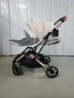 The Flex Beige: 3 in 1 Stroller, Open Bassinet, and Capsule Car Seat Combo with Sunshade Cover Sets - Image 19