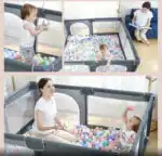 Multifunctional Baby Play Pen with Basketball Hoop - Image 10