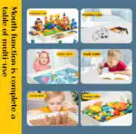 Versatile Children’s Play Activity Table with Chair and Building Blocks - Image 3