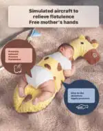 Cuddly Giraffe & Swan Baby Support Pillow - Sleep Aid & Digestive Relief - Image 4