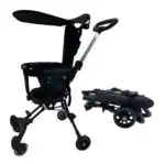Toddler Compact Ride-On Push Cart with Sunshade