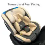 SafeHalo 360 Rotating and Convertible Car Seat with ISOFIX for All Ages - KHAKI - Image 6