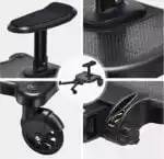 Universal Stroller Ride-On Board with Seat and Strap Holder - Image 10