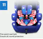 SALE! Portable Child Booster Seat with Adjustable Headrest - Image 12