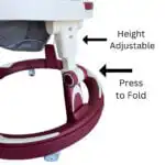 Deluxe O-ring Multifunctional Baby Walker with Lights and Melody Activity Centre - Image 9