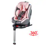 SafeHalo 360 Rotating and Convertible Car Seat with ISOFIX for All Ages - PINK - Image 10