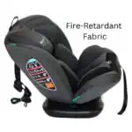 All-Rider Charcoal 360 Rotating Convertible iSize Car Seat with ISOFIX and Top Tether - Image 9